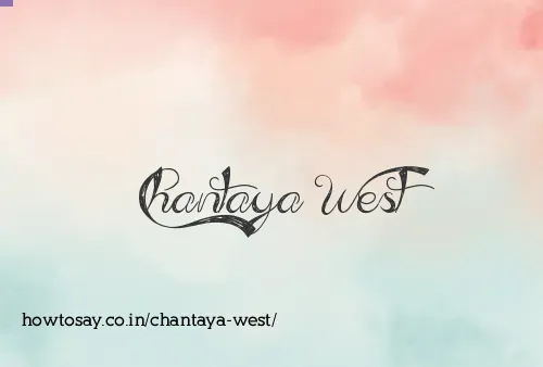 Chantaya West