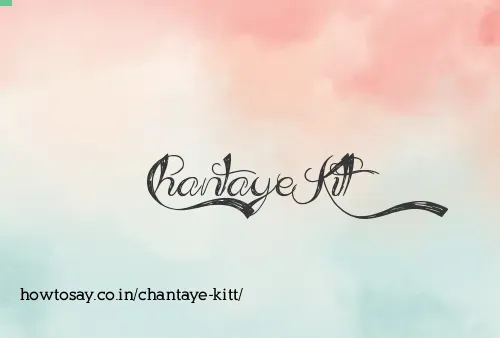 Chantaye Kitt