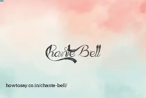 Chante Bell