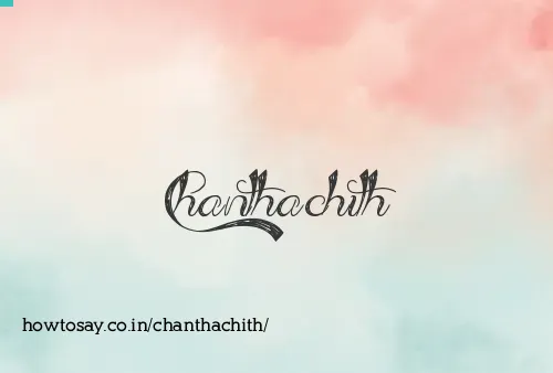 Chanthachith