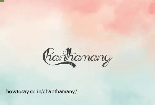 Chanthamany