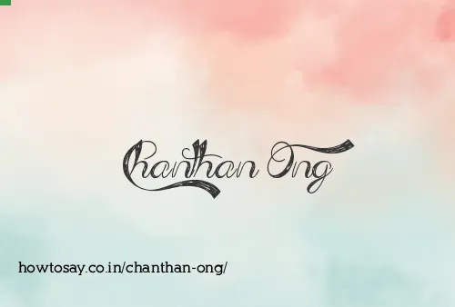 Chanthan Ong