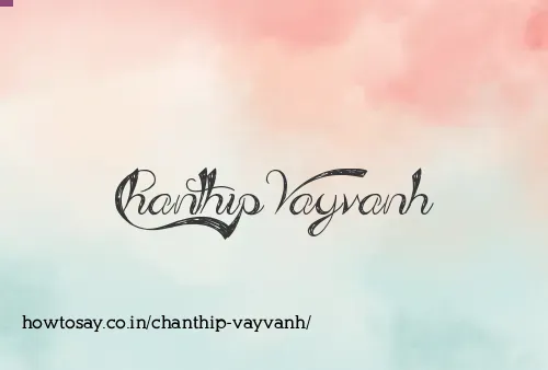 Chanthip Vayvanh