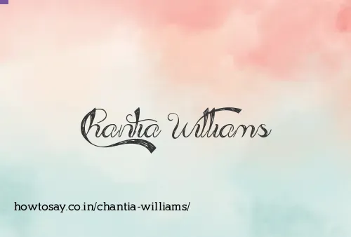 Chantia Williams