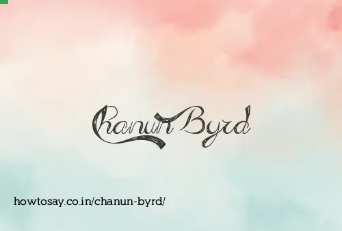 Chanun Byrd