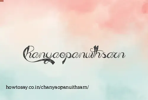 Chanyaopanuithsarn
