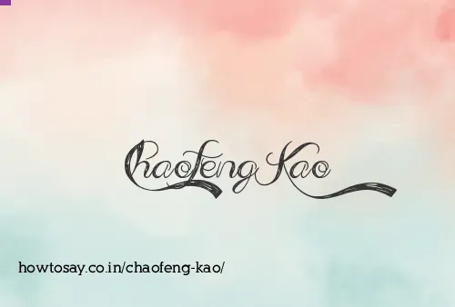 Chaofeng Kao