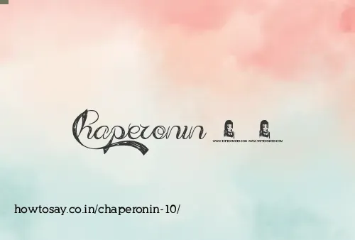 Chaperonin 10