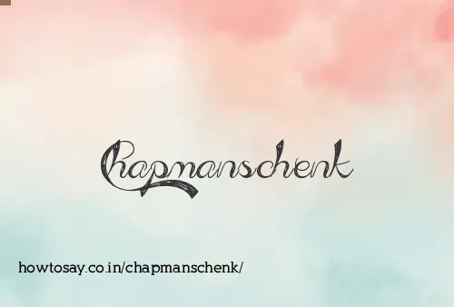 Chapmanschenk