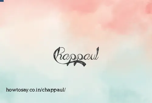 Chappaul