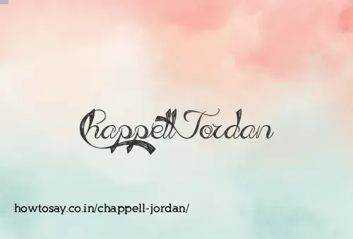 Chappell Jordan