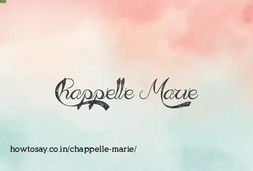 Chappelle Marie