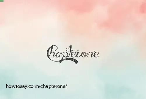 Chapterone