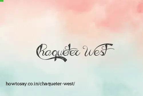 Chaqueter West