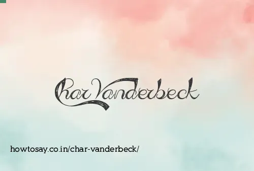 Char Vanderbeck