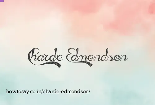 Charde Edmondson