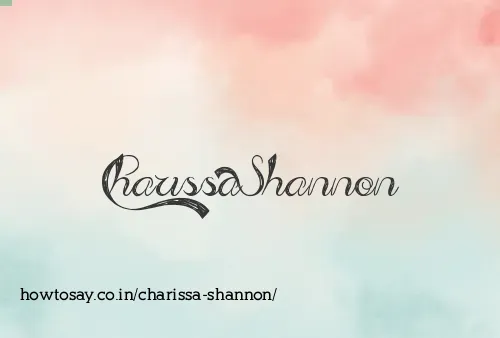 Charissa Shannon