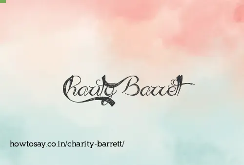 Charity Barrett