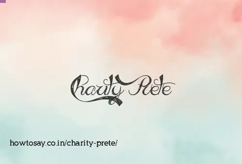 Charity Prete