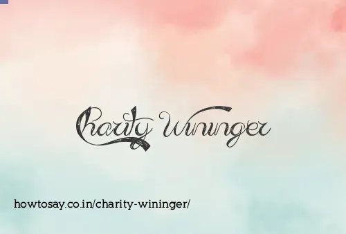 Charity Wininger