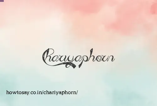 Chariyaphorn