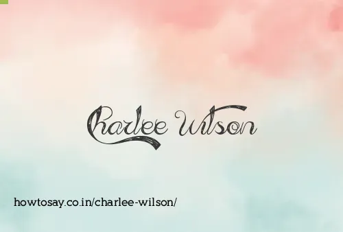 Charlee Wilson