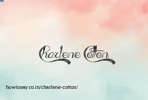 Charlene Cotton