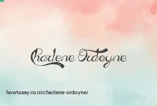 Charlene Ordoyne