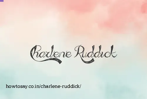 Charlene Ruddick