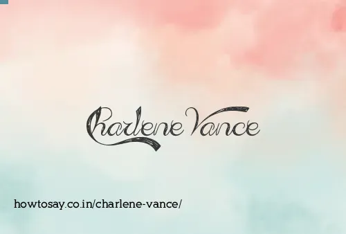 Charlene Vance