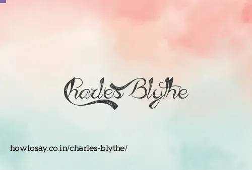 Charles Blythe