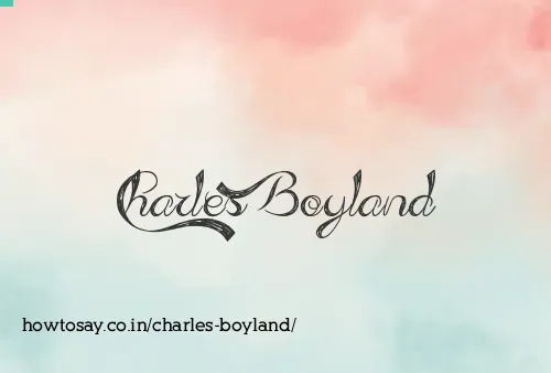 Charles Boyland