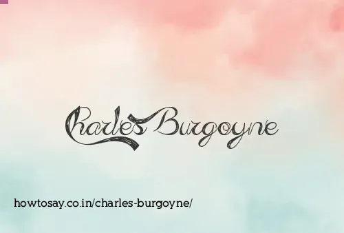 Charles Burgoyne