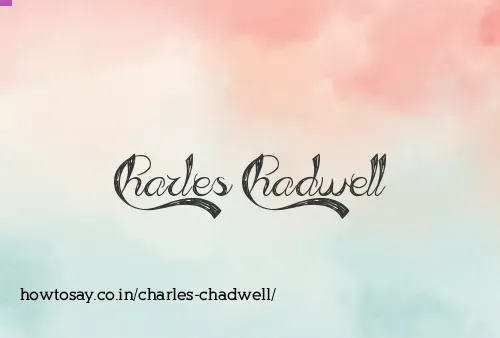 Charles Chadwell