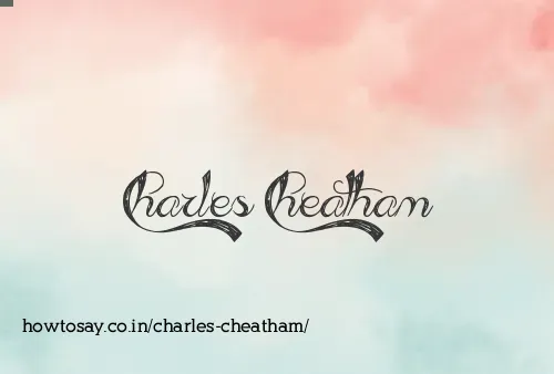 Charles Cheatham