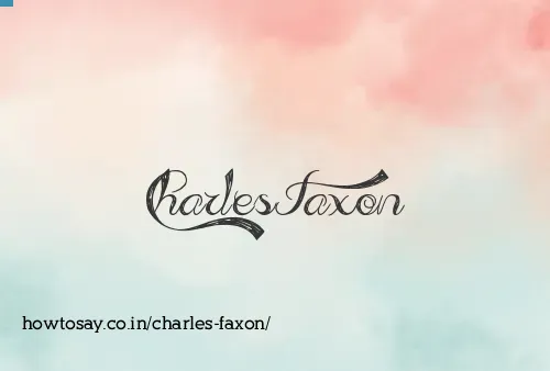 Charles Faxon