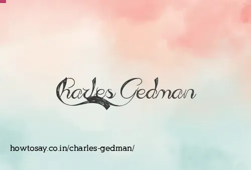 Charles Gedman