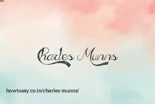 Charles Munns