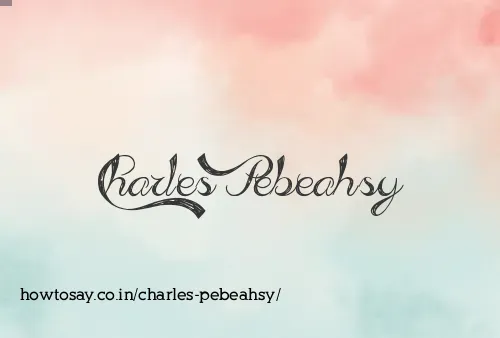 Charles Pebeahsy