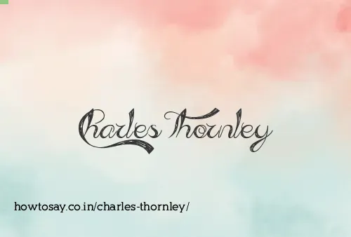 Charles Thornley