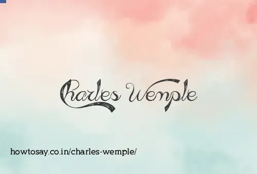 Charles Wemple