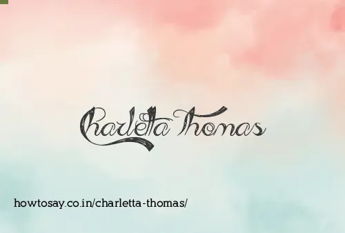Charletta Thomas