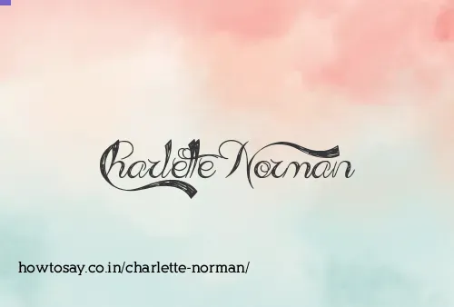 Charlette Norman