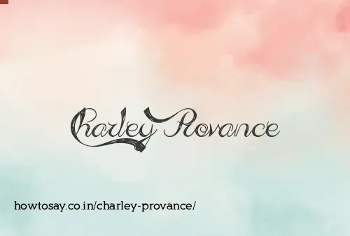 Charley Provance