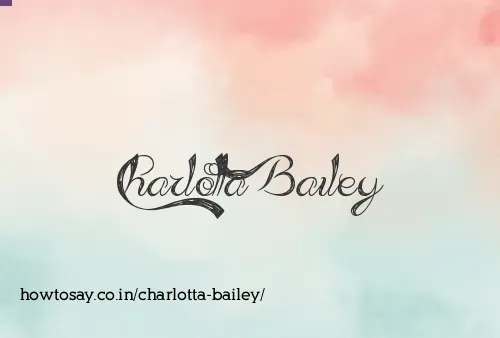 Charlotta Bailey