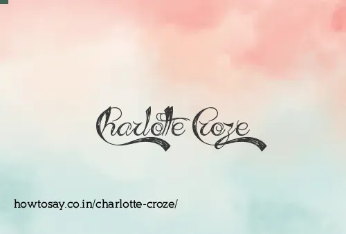 Charlotte Croze