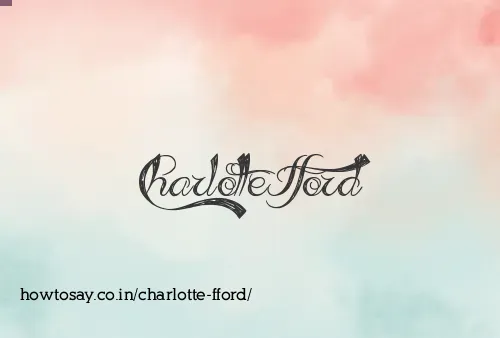 Charlotte Fford