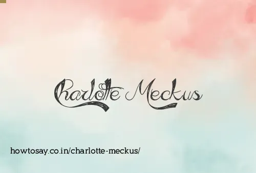 Charlotte Meckus