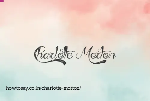 Charlotte Morton