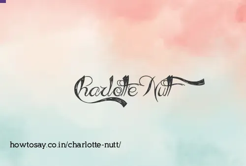 Charlotte Nutt